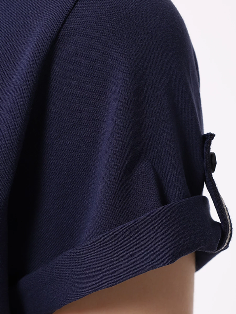 Футболка хлопковая LORENA ANTONIAZZI E2456TS48A_9889 580 Синий  Фото 5