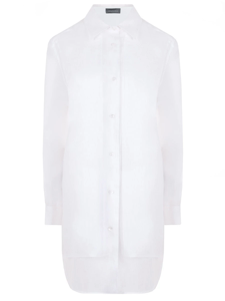 Блуза из рами LORENA ANTONIAZZI E2447CA44A_4248 100, размер 44, цвет белый - фото 1