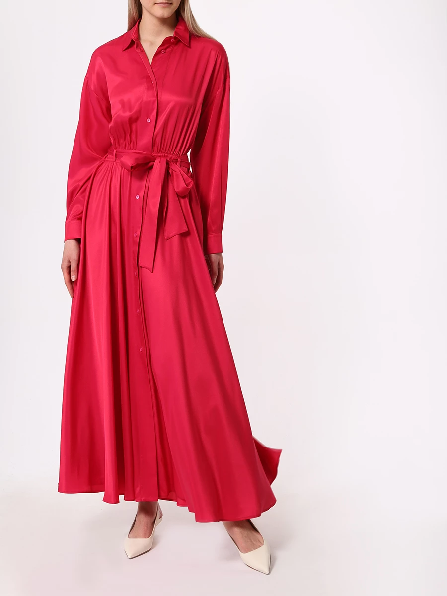 Платье однотонное LORENA ANTONIAZZI E2444AB83B/3612 357 Розовый  Фото 2