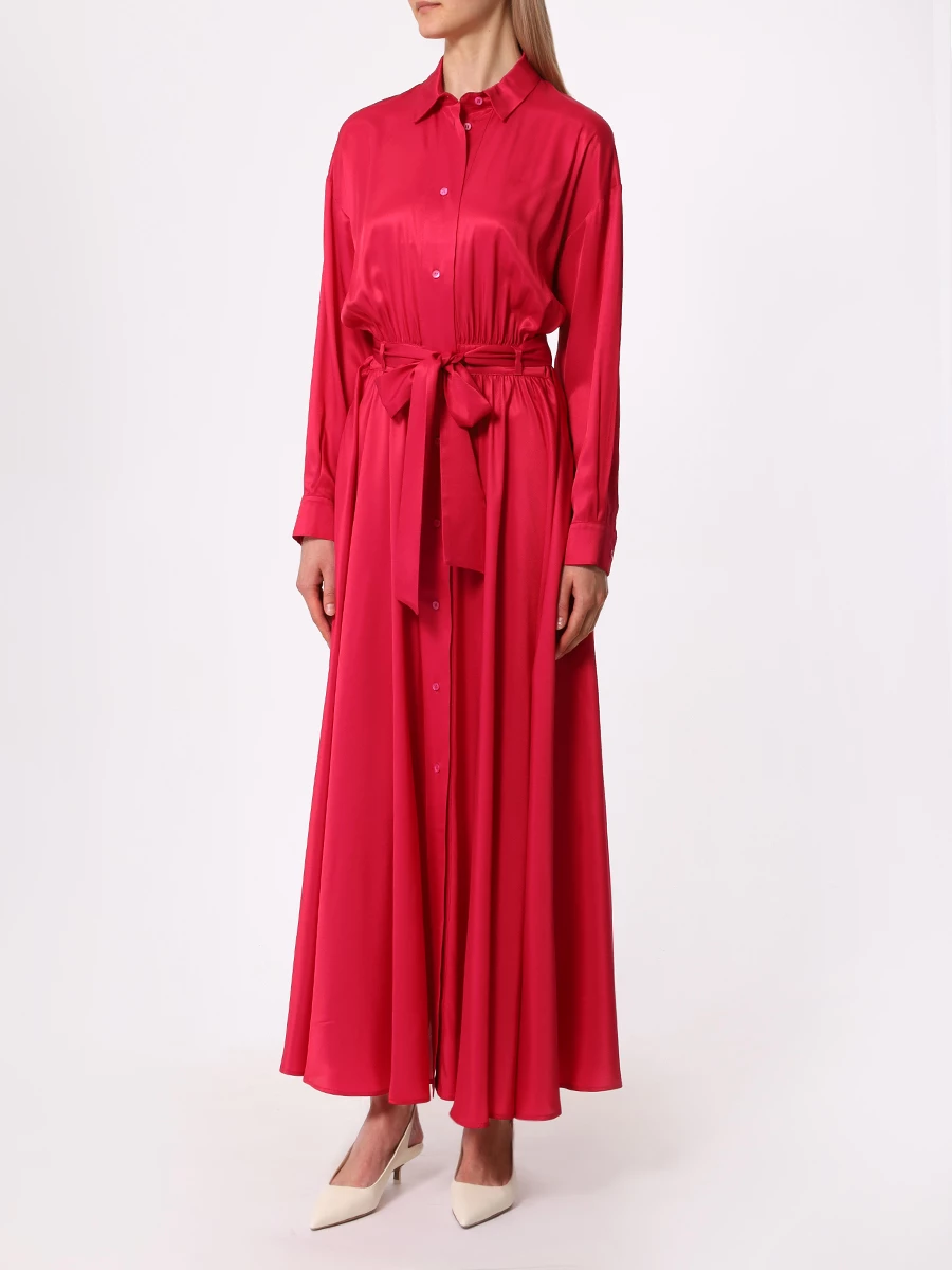 Платье однотонное LORENA ANTONIAZZI E2444AB83B/3612 357 Розовый  Фото 4