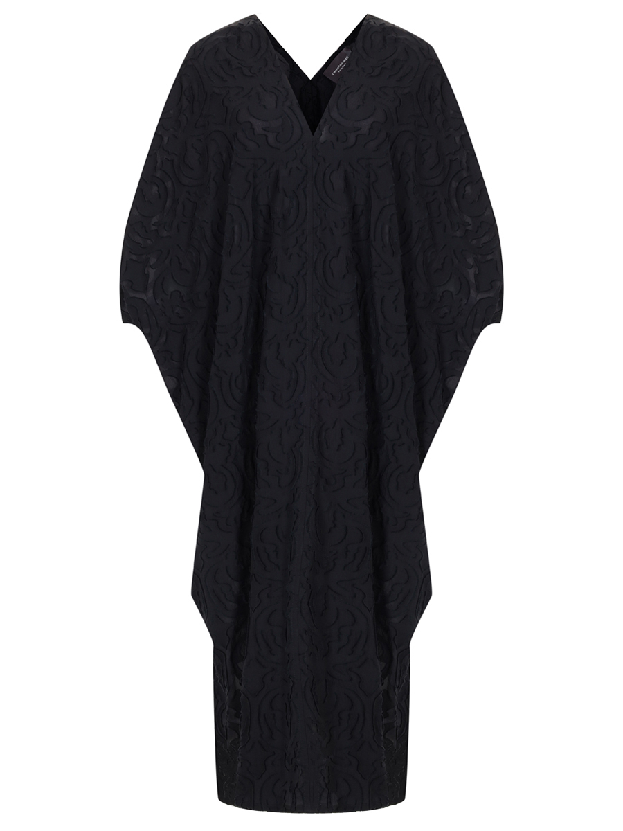 

Платье хлопковое, Черный, R2464AB84A_4570 999