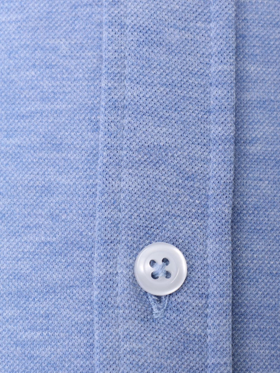 Рубашка Regular Fit хлопковая BARBA 24100/510, размер 54, цвет голубой 24100/510 - фото 6