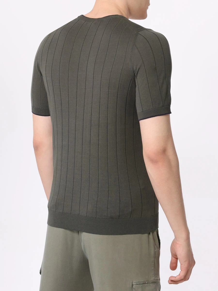 Футболка шелковая BARBA 24129/488 Зеленый  Фото 3