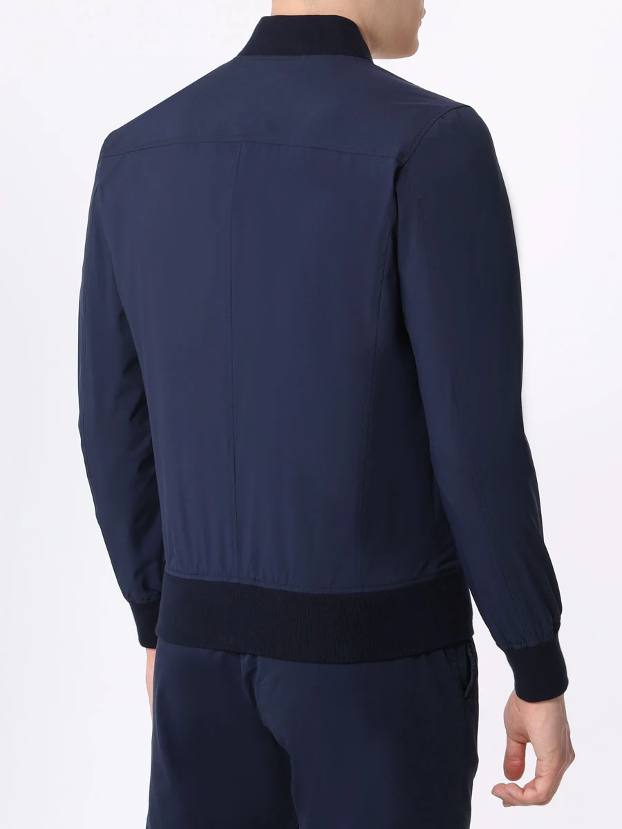 Бомбер однотонный BARBA 41150/4/BALL Синий  Фото 3