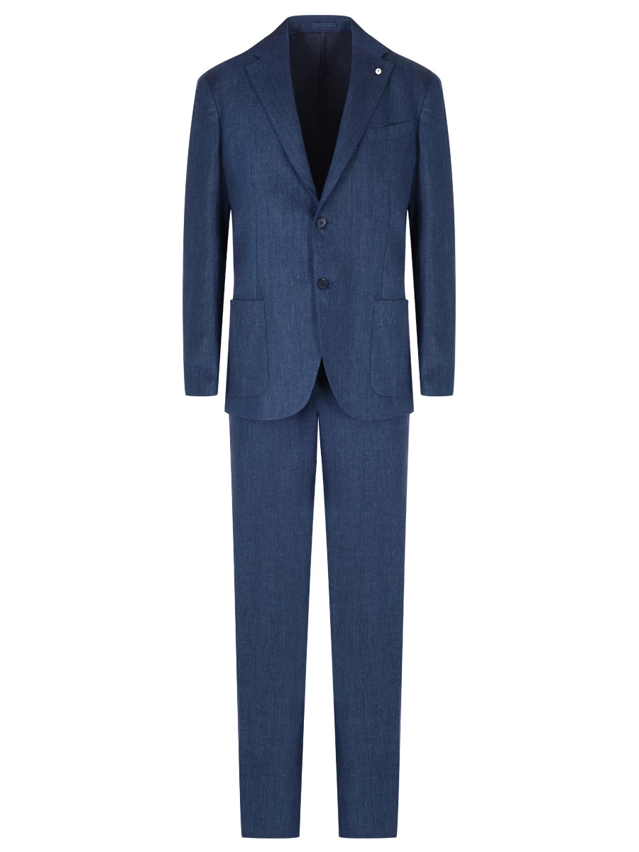 Костюм льняной L.B.M. 1911 33074/4/3652 Синий 