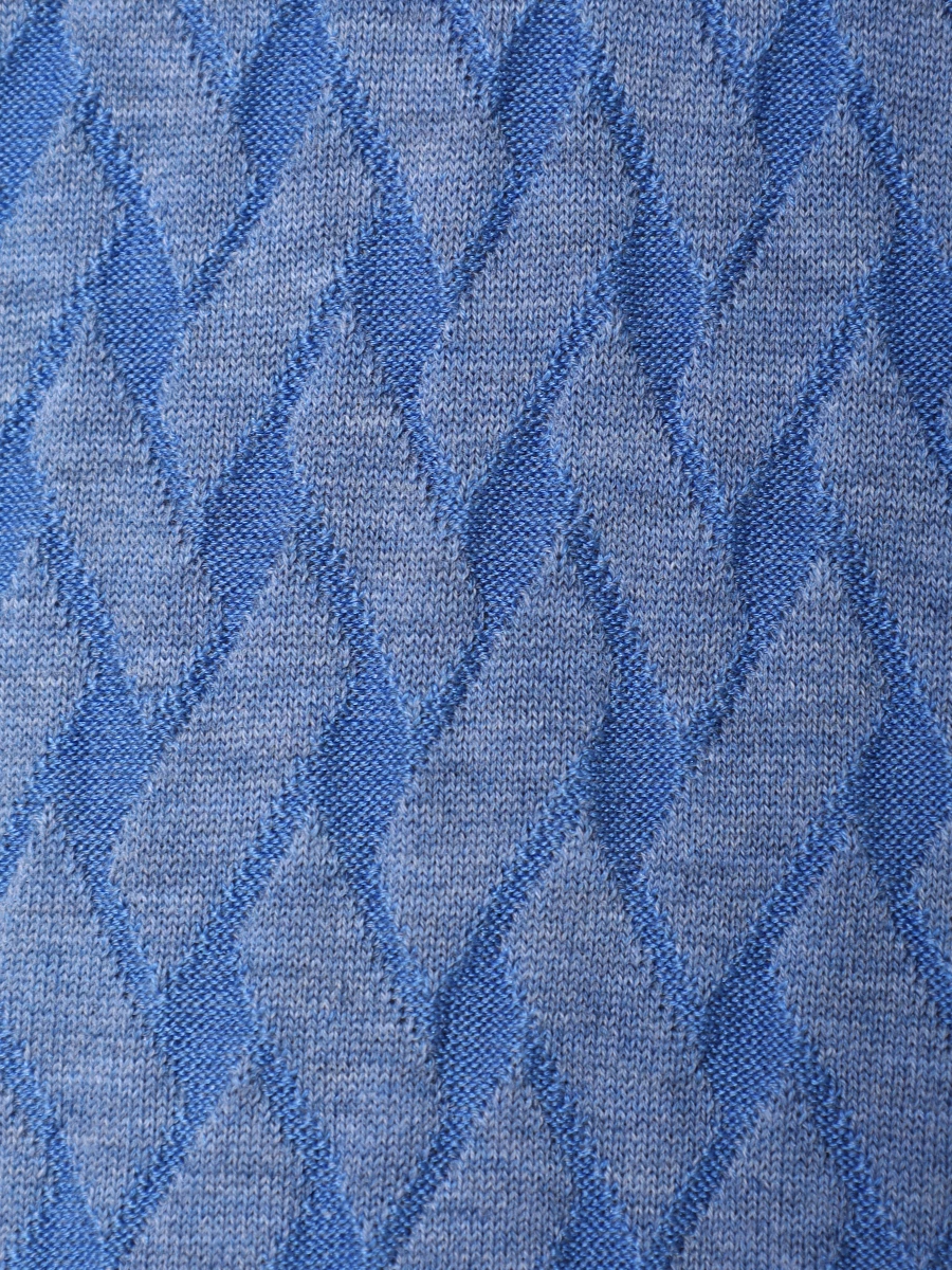 Поло хлопковое BERTOLO LUXURY MENSWEAR 901994/001895/381 Голубой  Фото 6
