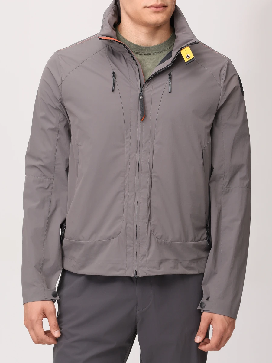 Ветровка однотонная PARAJUMPERS 24SM-PMJKXE01 BISTRO/767 Серый  Фото 4