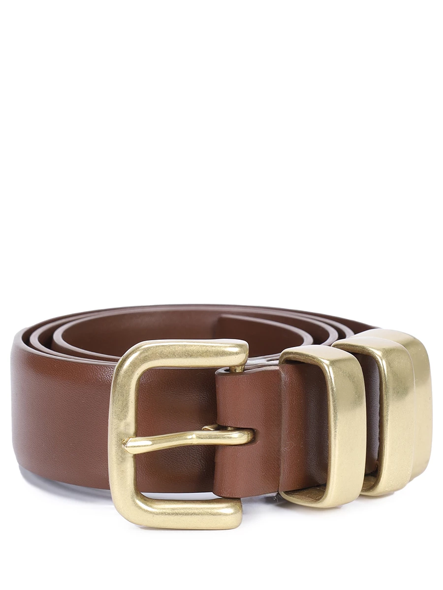 Ремень кожаный JULI TOO Belt#1, размер 80, цвет коричневый