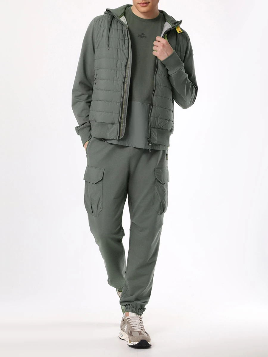 

Футболка комбинированная, Хаки, 24SM-PMTSRE08 CLINT/610