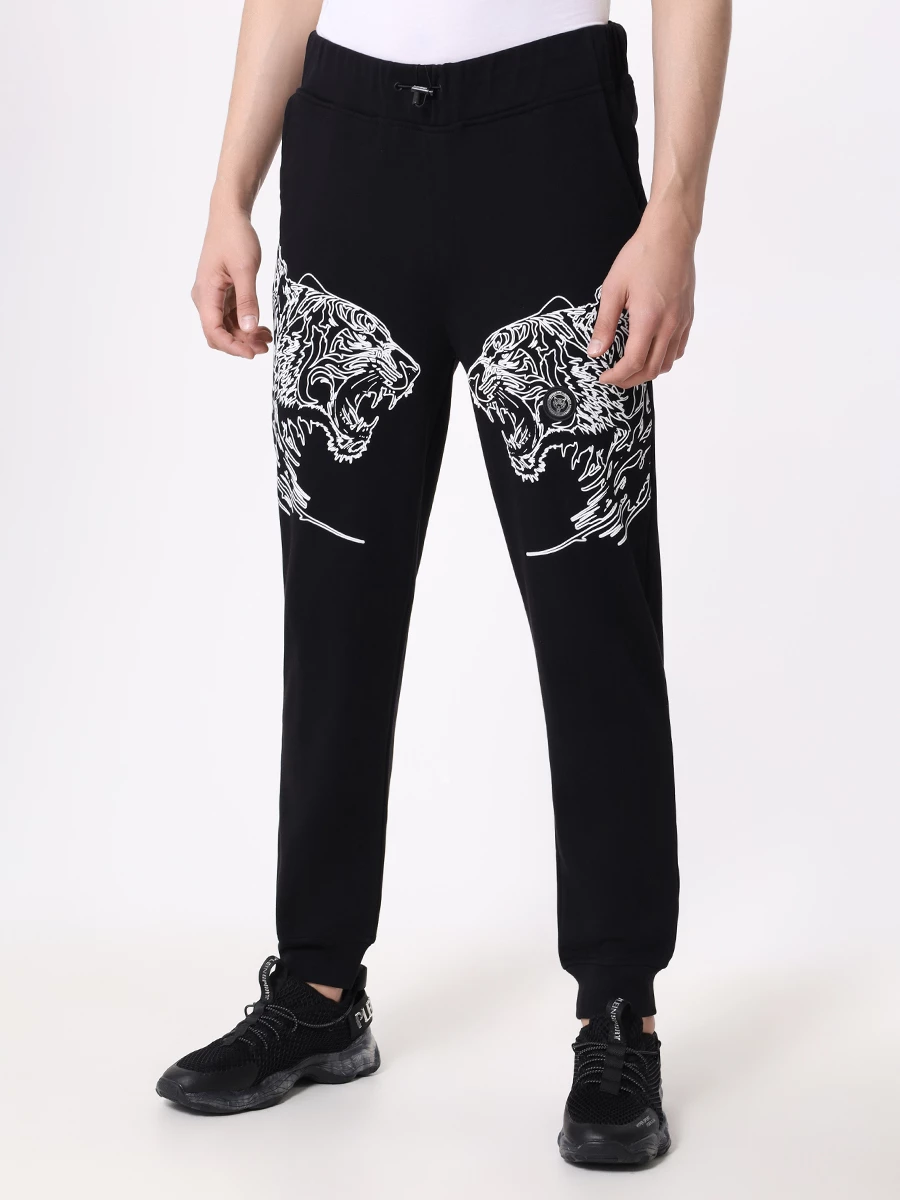 Костюм хлопковый PLEIN SPORT MJB3201/MJT2226 02 Черный  Фото 8