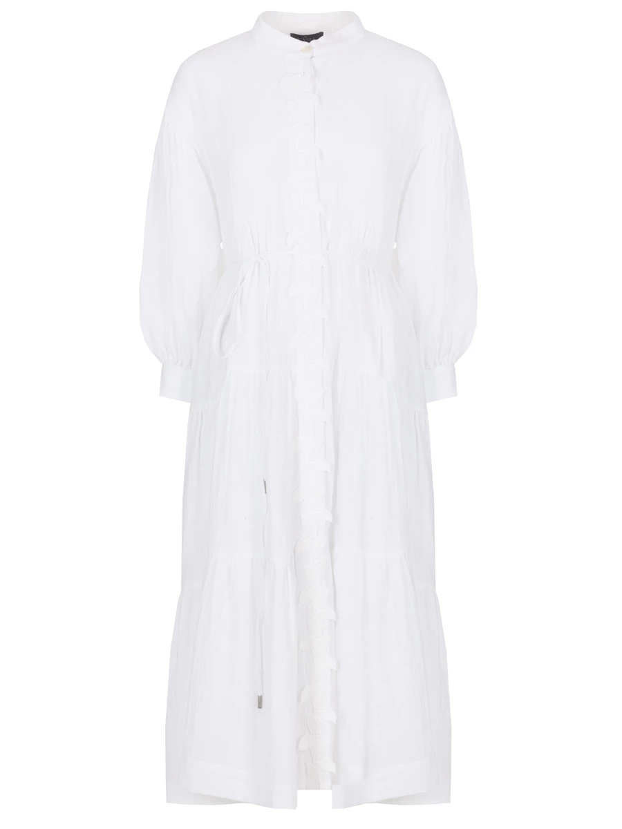 Платье хлопковое RE VERA 24-21-1309 387, размер 44, цвет белый