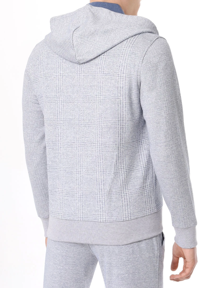 Костюм из хлопка и льна CAPOBIANCO 16M404/16M705.GU00.LIGHT Клетка  Фото 3