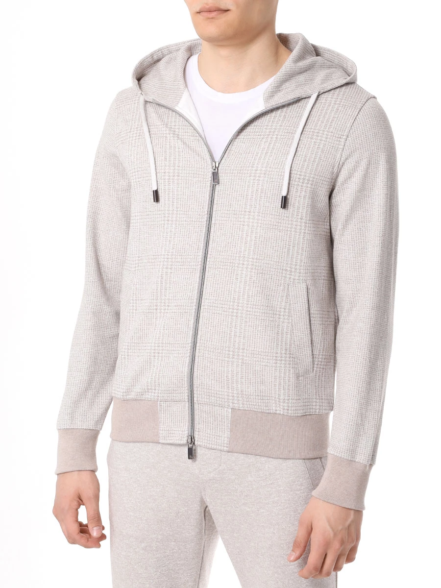 Костюм из хлопка и льна CAPOBIANCO 16M404/16M705.GU00.NATURAL Бежевый  Фото 4