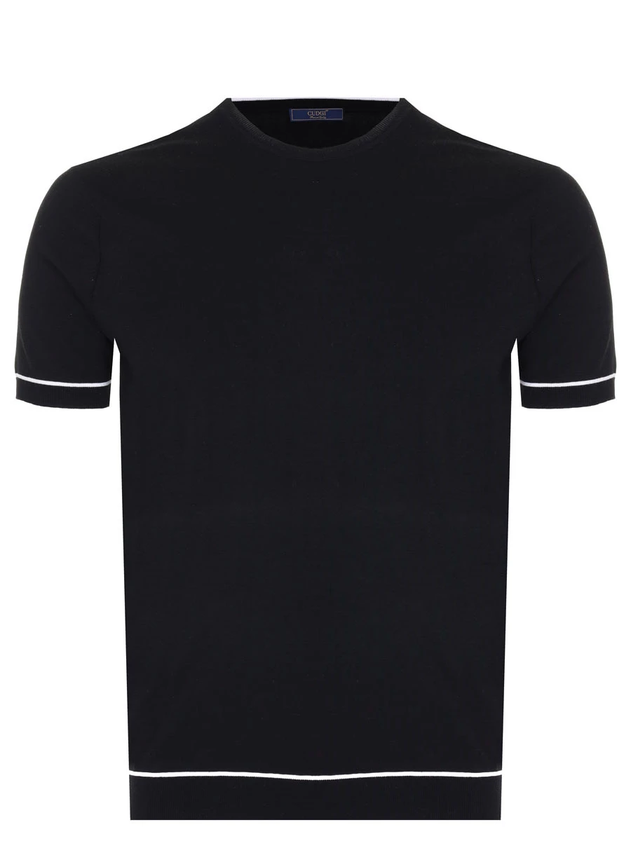 

Футболка из хлопка и тенселя, Черный, LM 340 C10