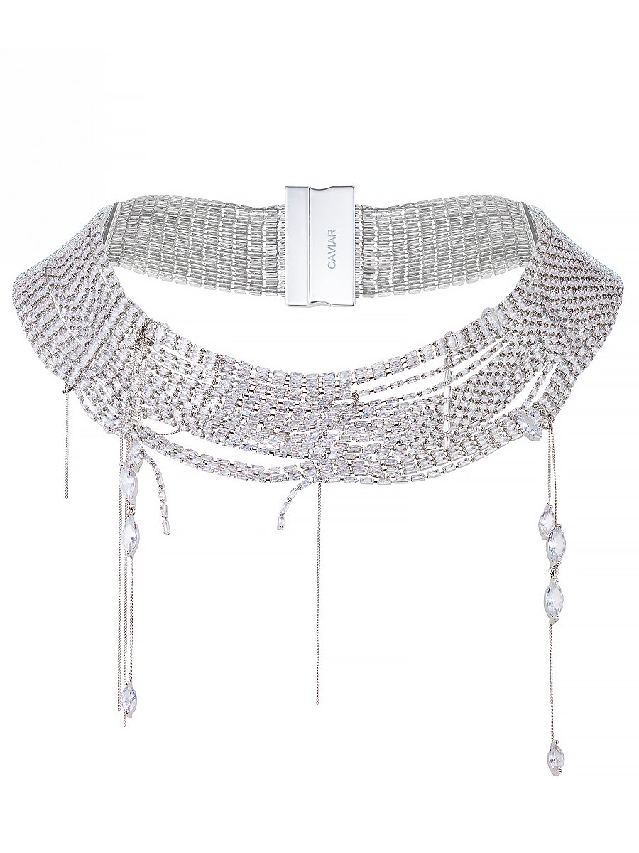 Колье с цепочками CAVIAR JEWELLERY