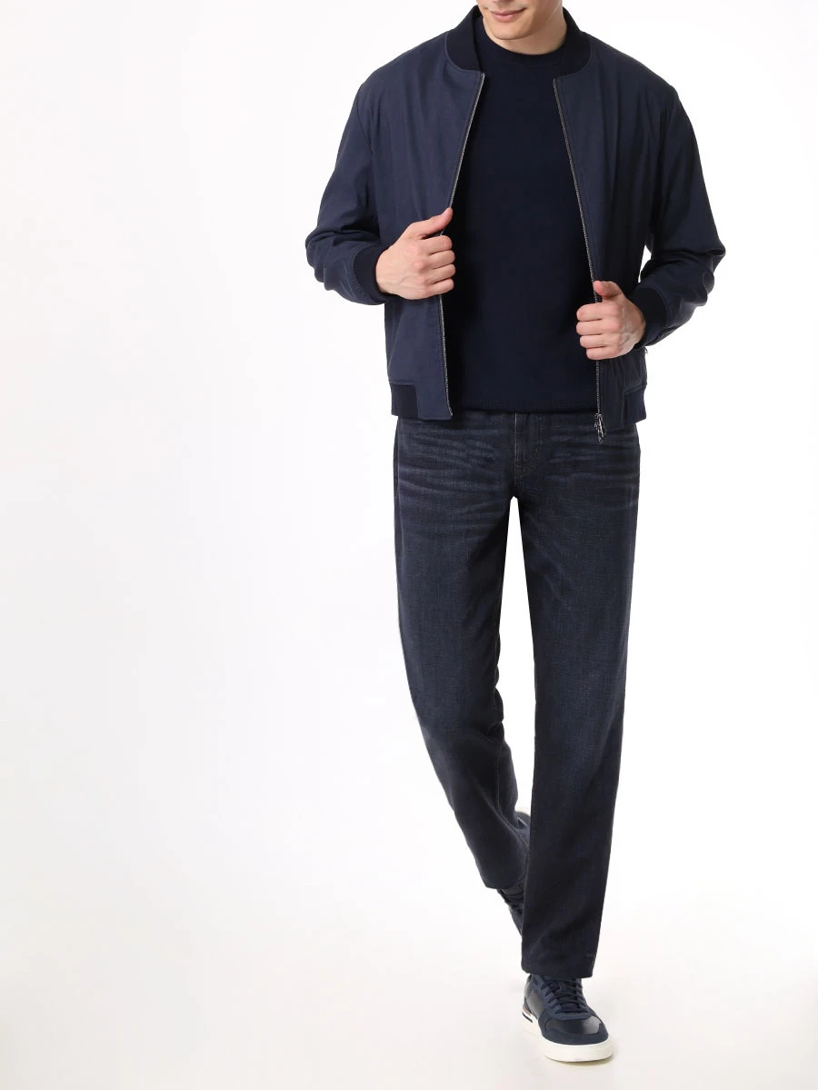 Джемпер хлопковый BOSS 50515622/404 Синий  Фото 2