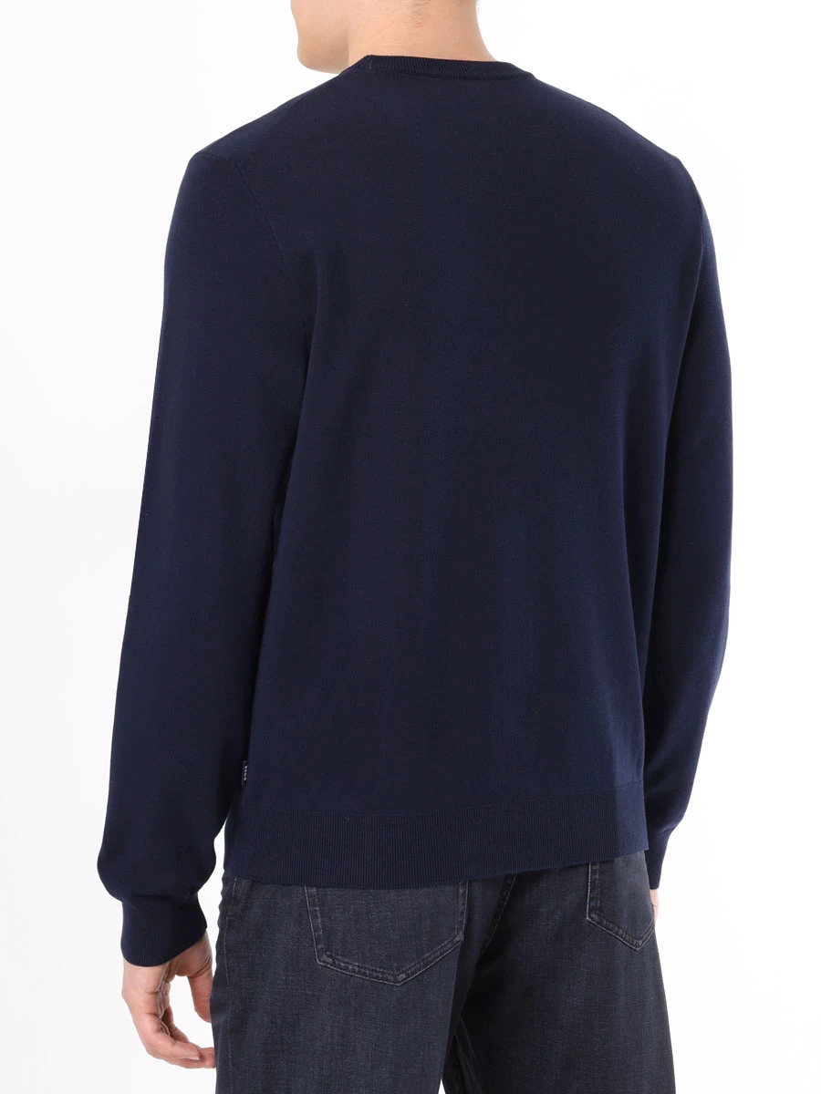 Джемпер хлопковый BOSS 50515622/404 Синий  Фото 3