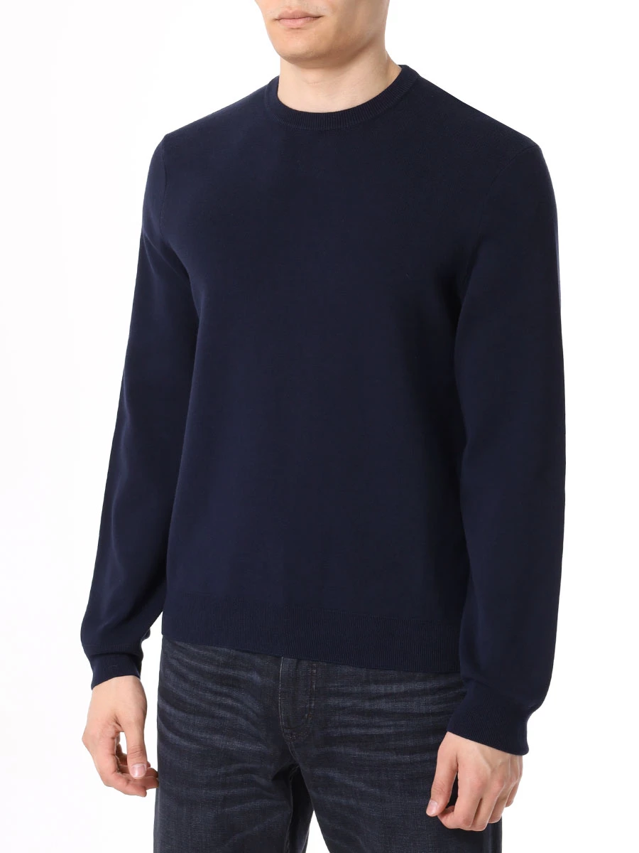 Джемпер хлопковый BOSS 50515622/404 Синий  Фото 4