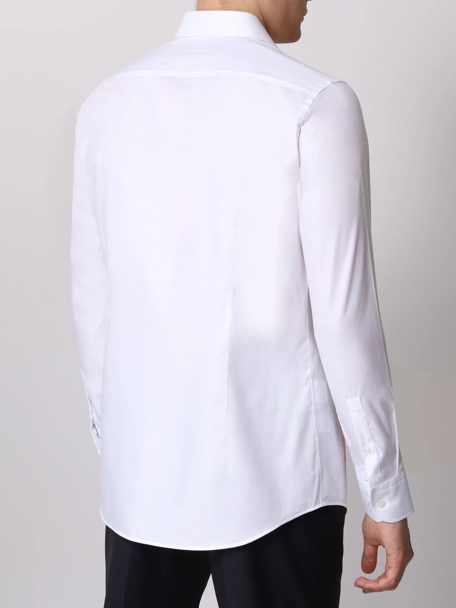 Рубашка Slim Fit BOSS 50502800/100, размер 40, цвет белый 50502800/100 - фото 3