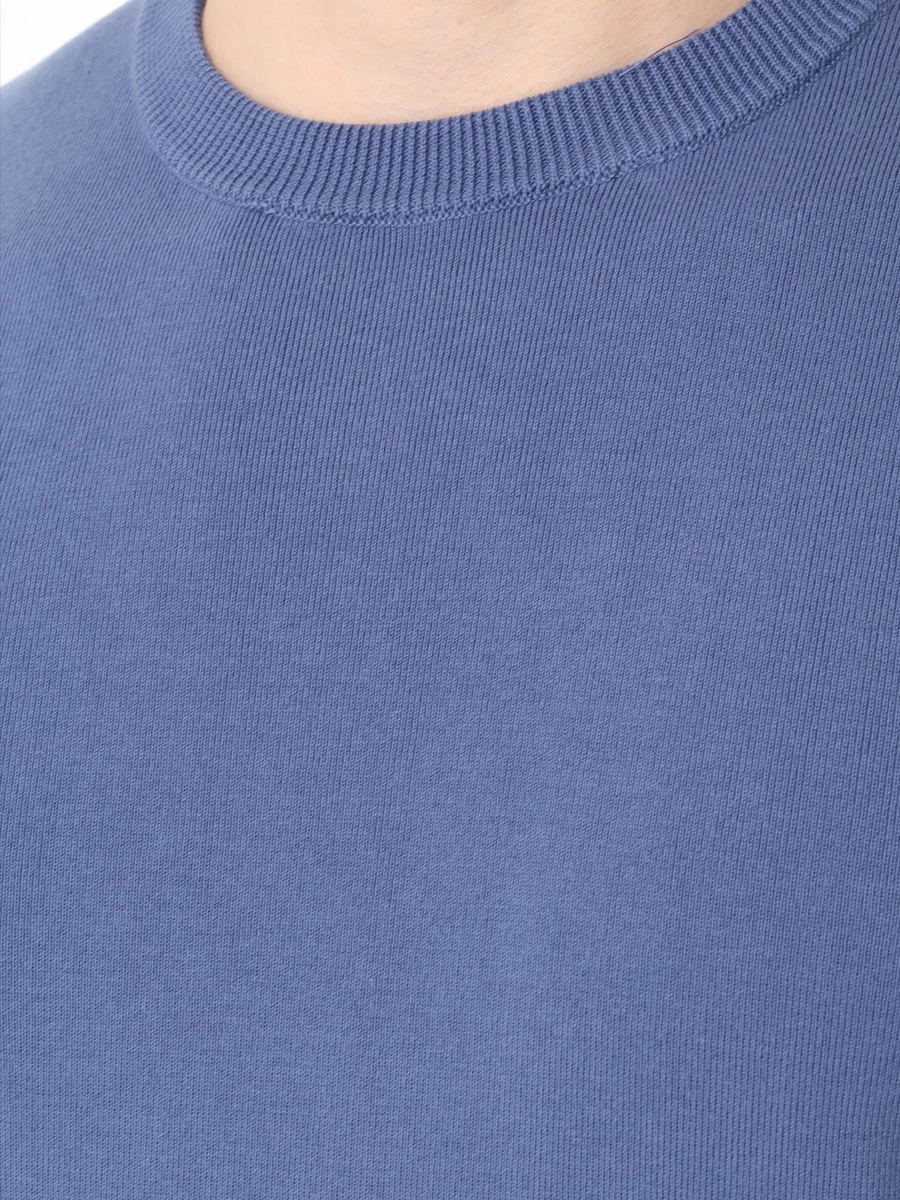 Джемпер хлопковый BOSS 50523634/479 Голубой  Фото 5