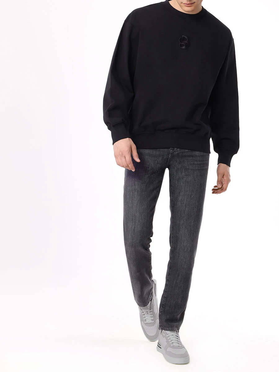 

Толстовка хлопковая, Черный, 50514903/001