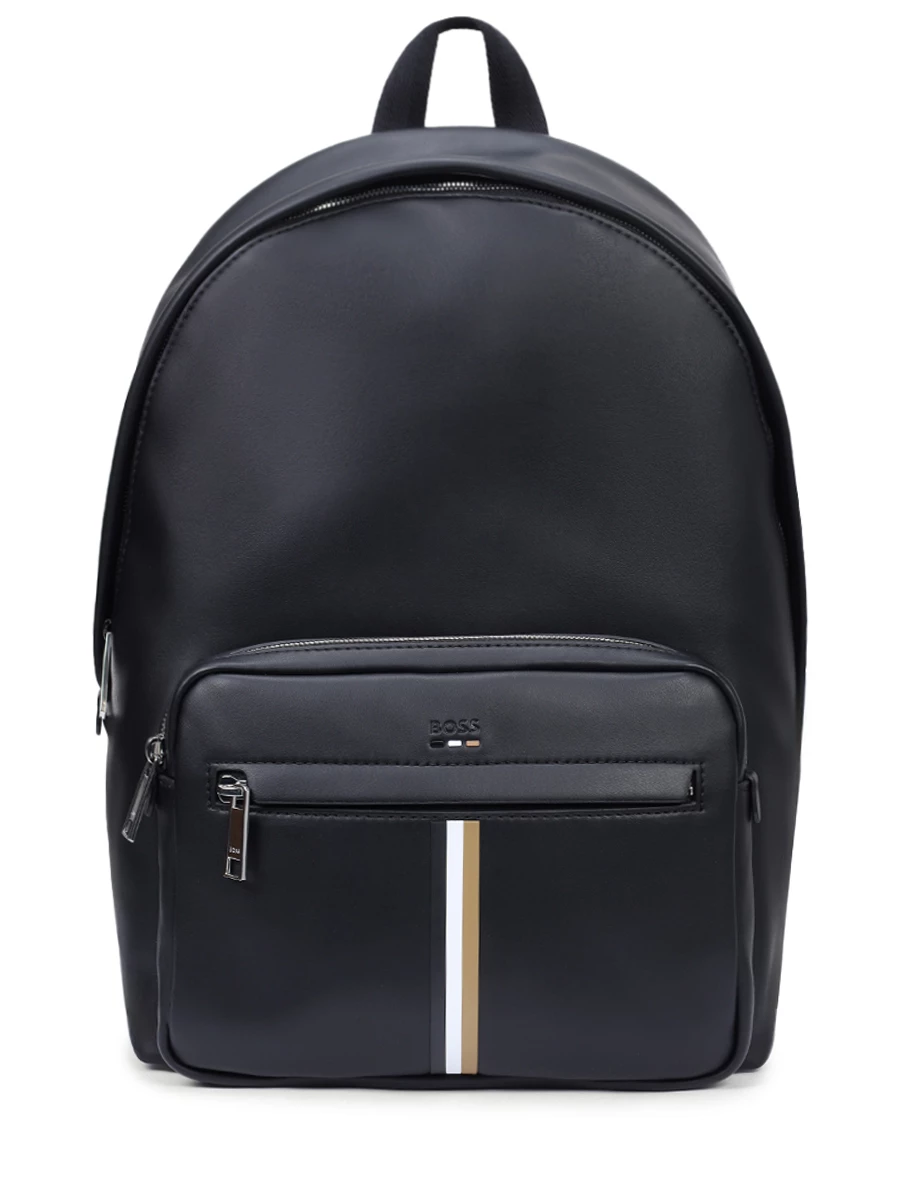 Рюкзак из экокожи BOSS 50516671/001, размер Один размер, цвет черный