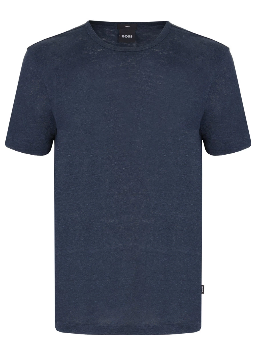 

Футболка льняная, Синий, 50511612/404