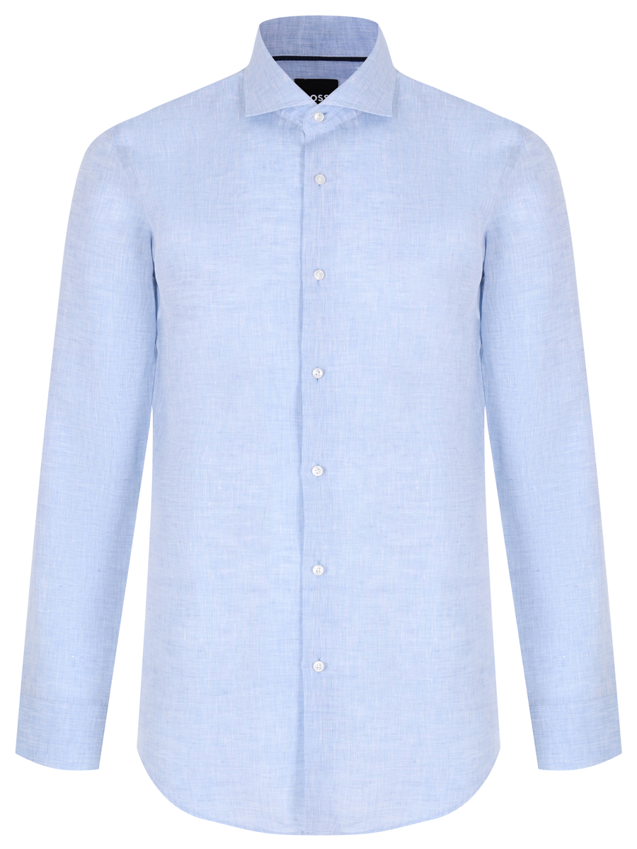 Рубашка Slim Fit льняная BOSS