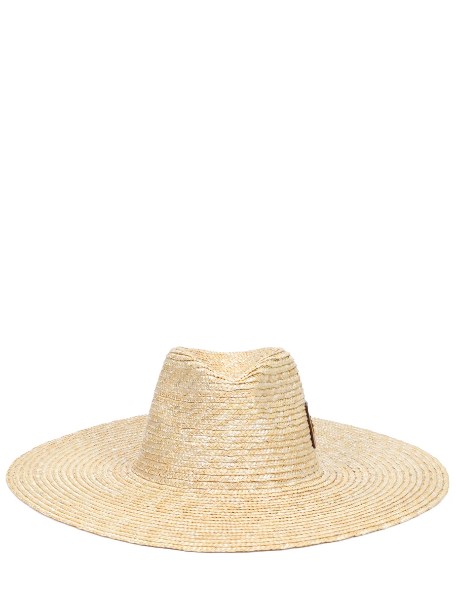 Шляпа соломенная LÉAH BC.HT.033.3100.102 Rose Hat, размер Один размер, цвет бежевый
