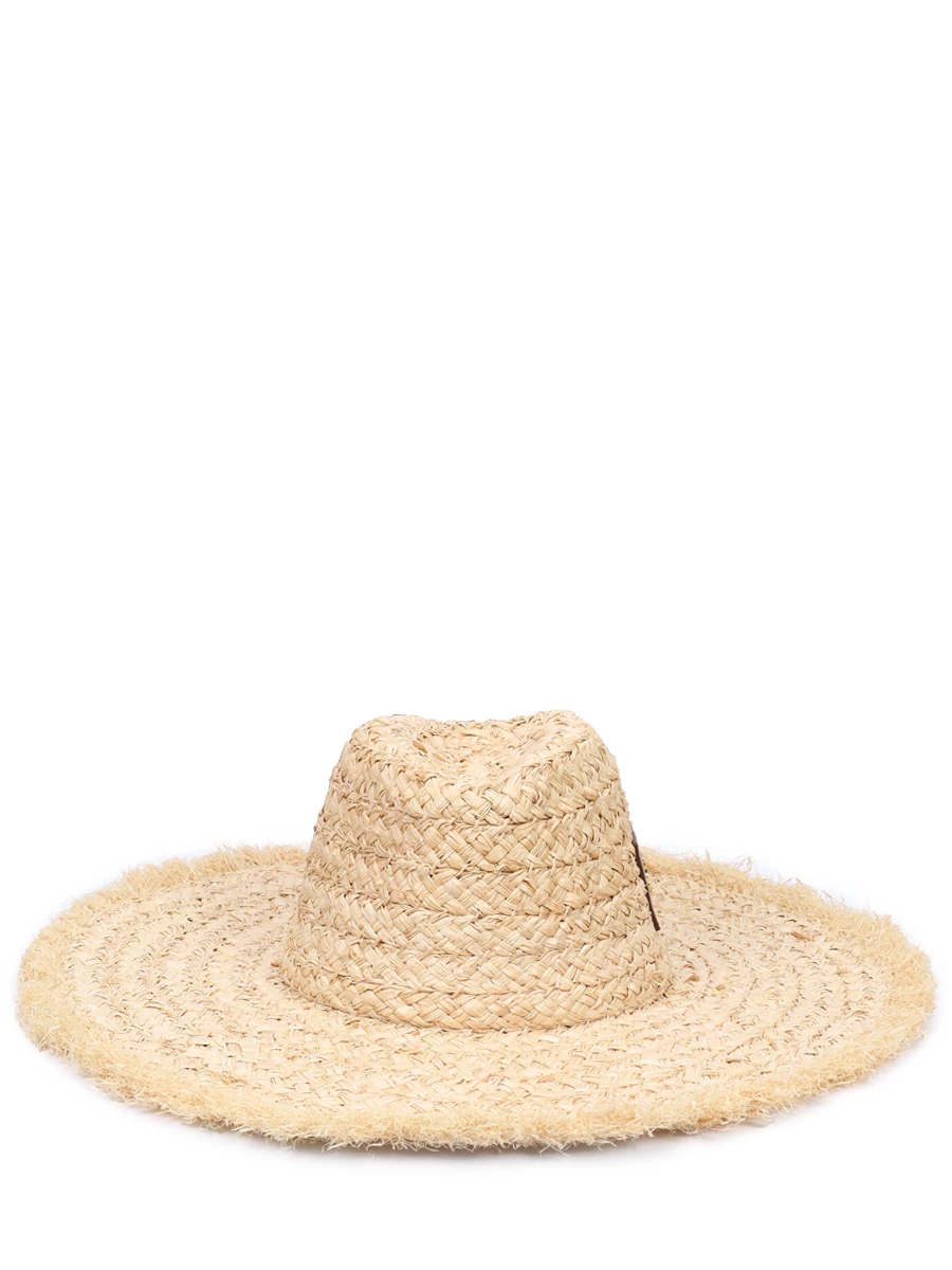Шляпа из рафии LÉAH BC.HT.010.3100.102, размер Один размер, цвет бежевый