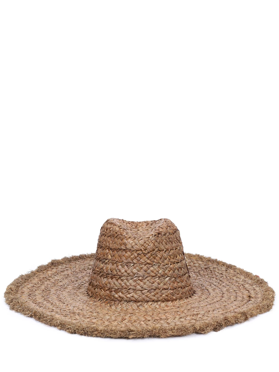 Шляпа из рафии LÉAH BC.HT.010.3100.301, размер Один размер, цвет коричневый