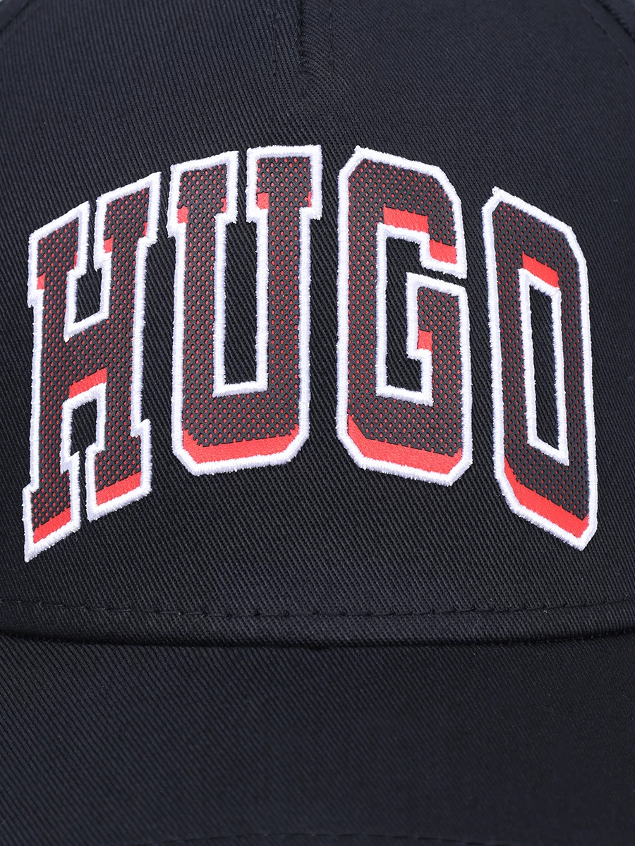 Бейсболка хлопковая HUGO 50513381/001, размер Один размер, цвет черный 50513381/001 - фото 3