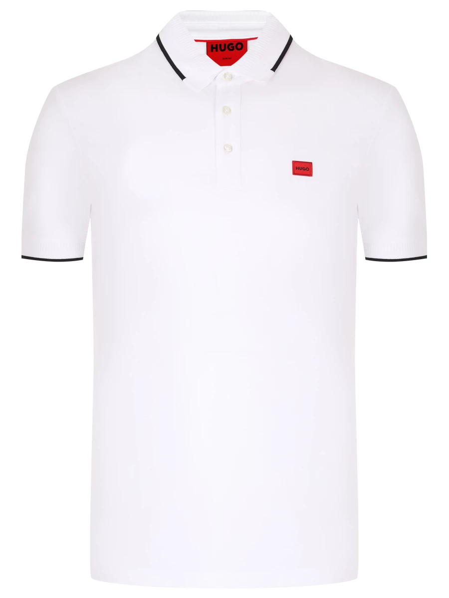 

Поло Slim Fit хлопковое, Белый, 50490775/120