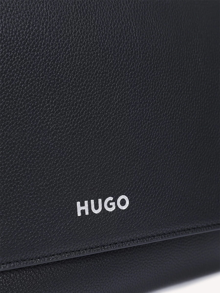Сумка из экокожи HUGO 50516603/001, размер Один размер, цвет черный 50516603/001 - фото 6