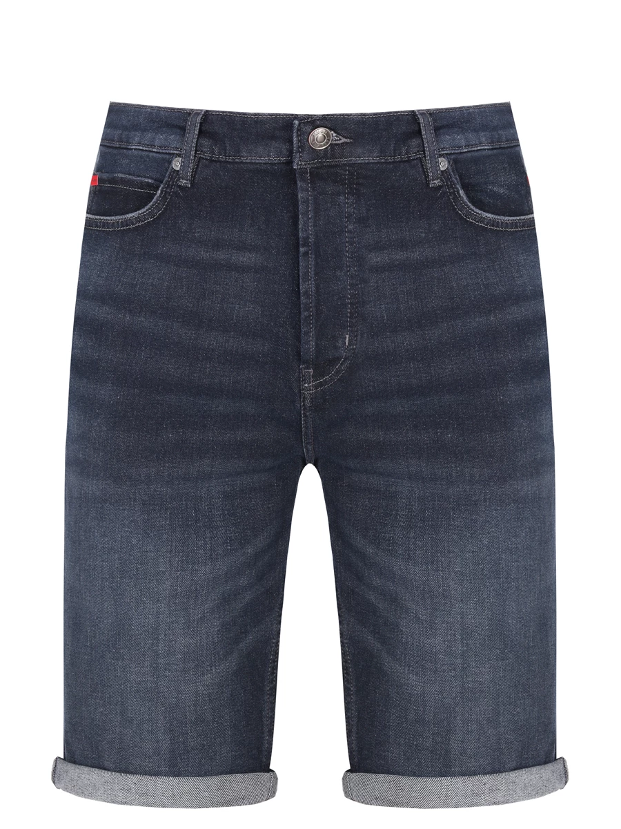 Шорты джинсовые HUGO 50515285/010, размер 48, цвет серый