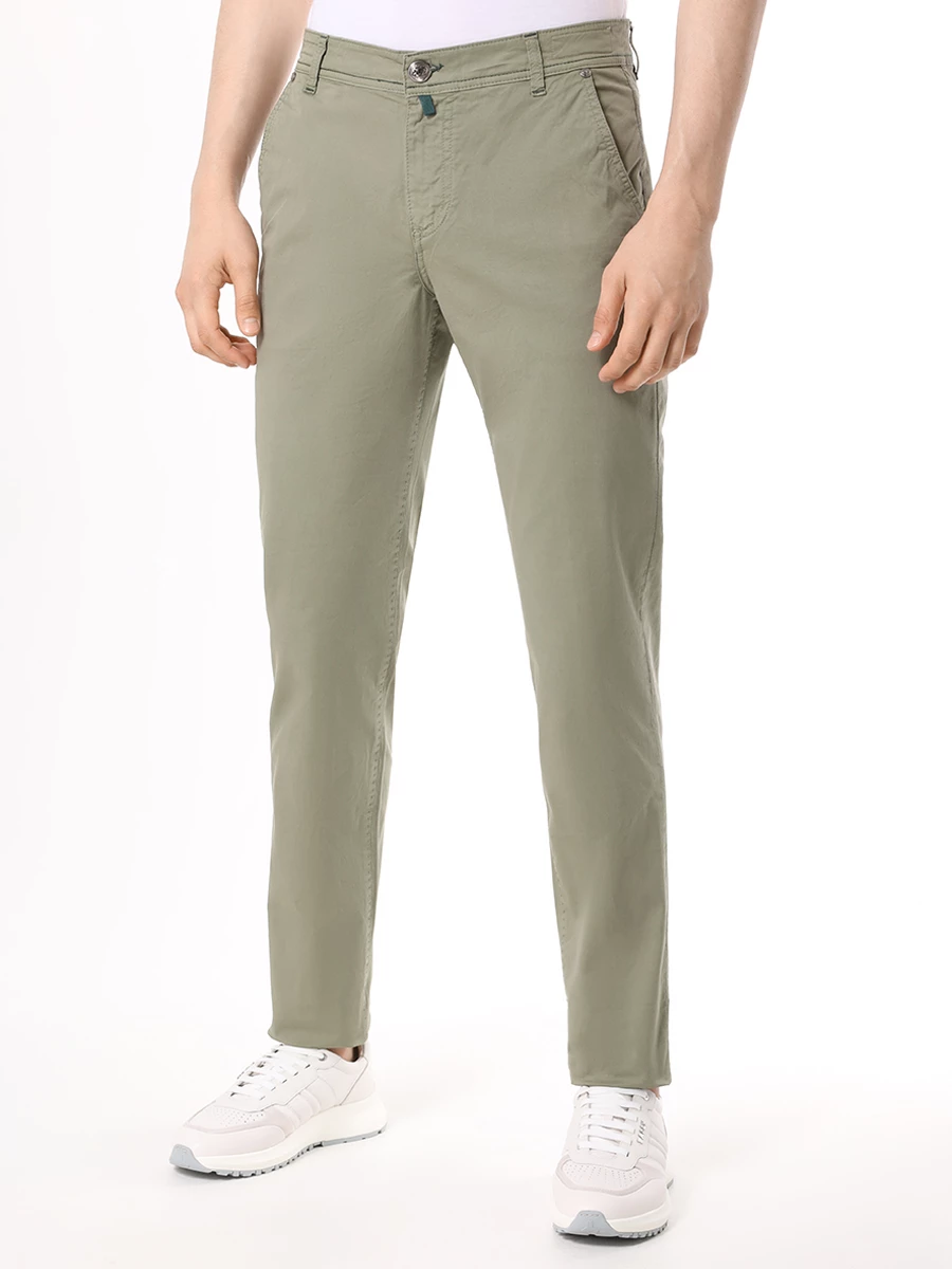 

Брюки Regular Fit хлопковые, Хаки, PLEBISCITO-CCK6015/VERDE