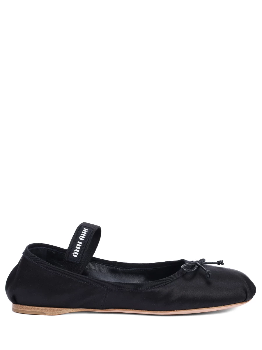Балетки текстильные Miu Miu