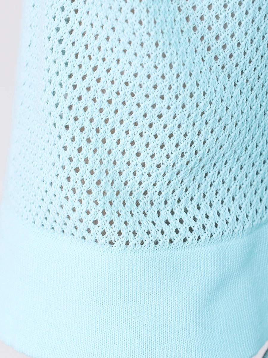 

Джемпер хлопковый, Бирюзовый, 57264/14064/504