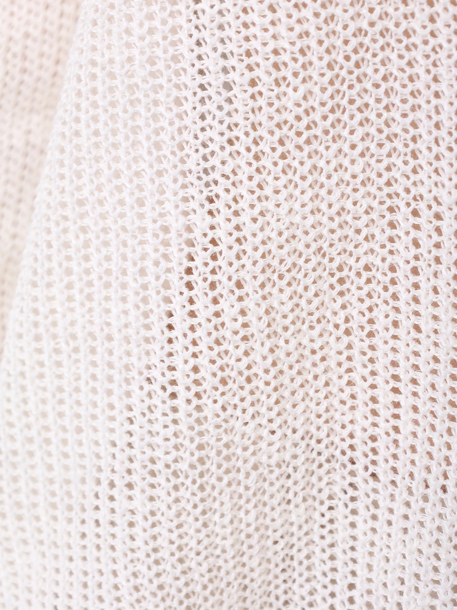 Джемпер льняной GRAN  SASSO 23256/24856/005 Белый  Фото 6