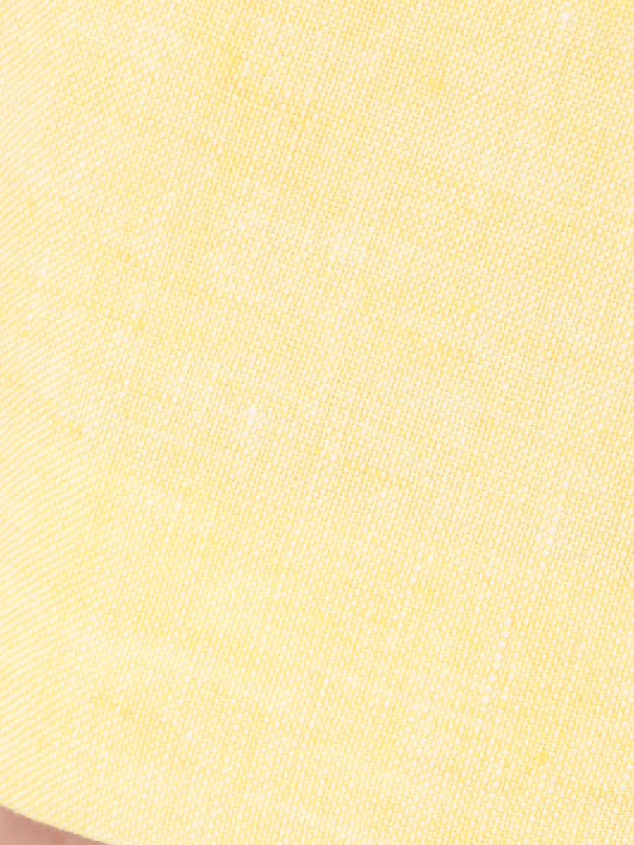 Шорты льняные FORTE DEI MARMI COUTURE 24SF1801/330, размер 44, цвет желтый 24SF1801/330 - фото 6