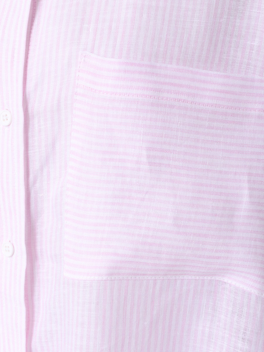 Рубашка льняная FORTE DEI MARMI COUTURE 24SF1105-N, размер 44, цвет розовый - фото 7