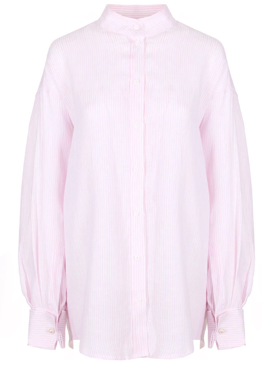 Рубашка льняная FORTE DEI MARMI COUTURE 24SF1105-N, размер 44, цвет розовый - фото 2