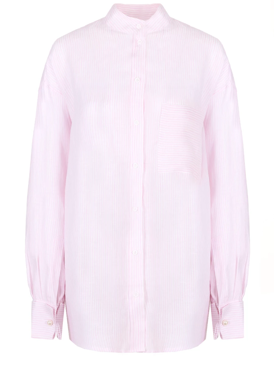 Рубашка льняная FORTE DEI MARMI COUTURE 24SF1105-N, размер 44, цвет розовый - фото 9