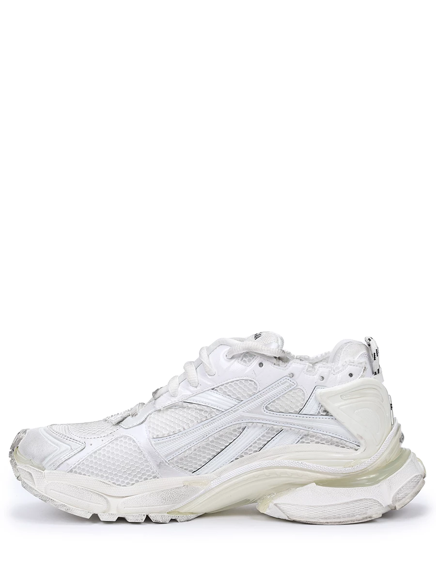 Кроссовки текстильные BALENCIAGA 772774 W3RMU 9000 Белый  Фото 3