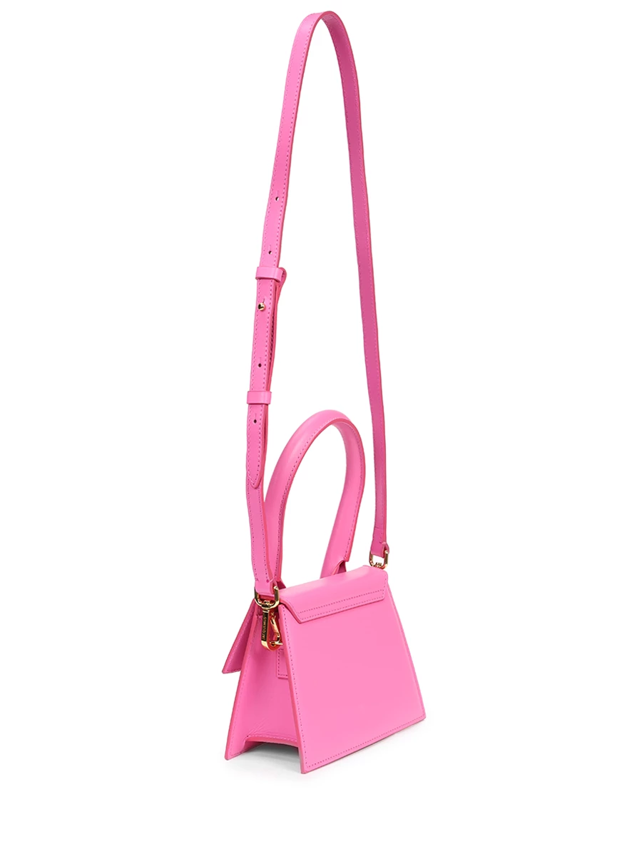 Сумка кожаная Le Chiquito JACQUEMUS 213BA002 3060 434 Розовый  Фото 3