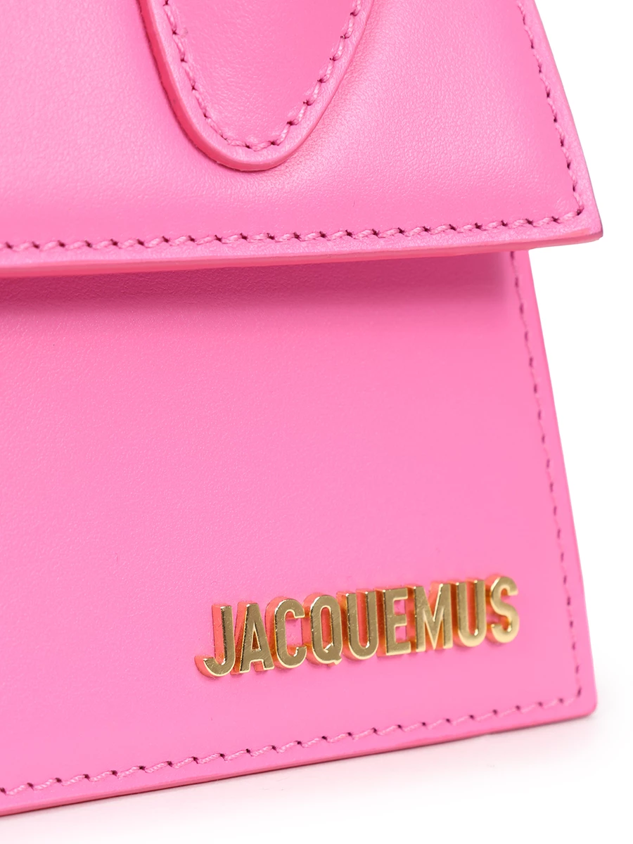 Сумка кожаная Le Chiquito JACQUEMUS 213BA002 3060 434 Розовый  Фото 5