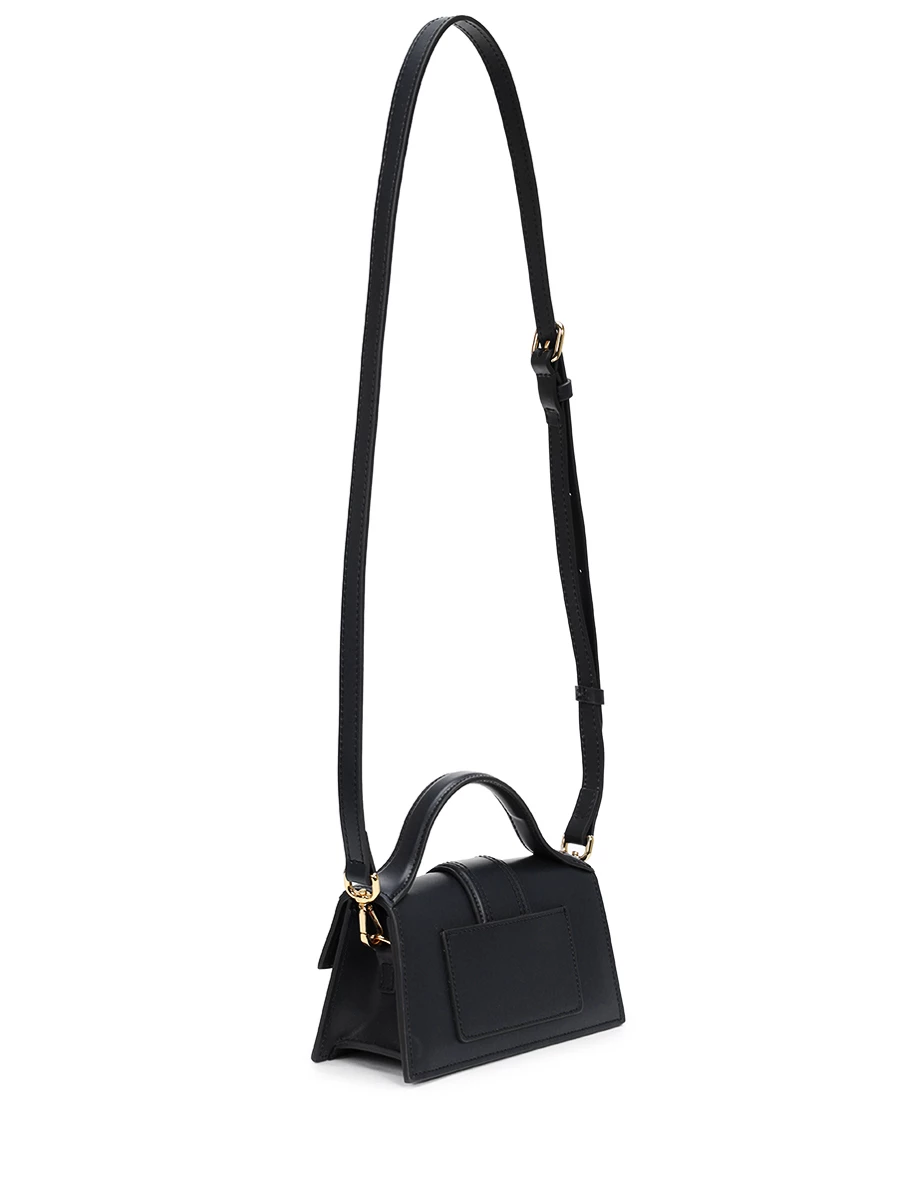 Сумка кожаная Le Bambino JACQUEMUS 213BA006 3000 990 Черный  Фото 3