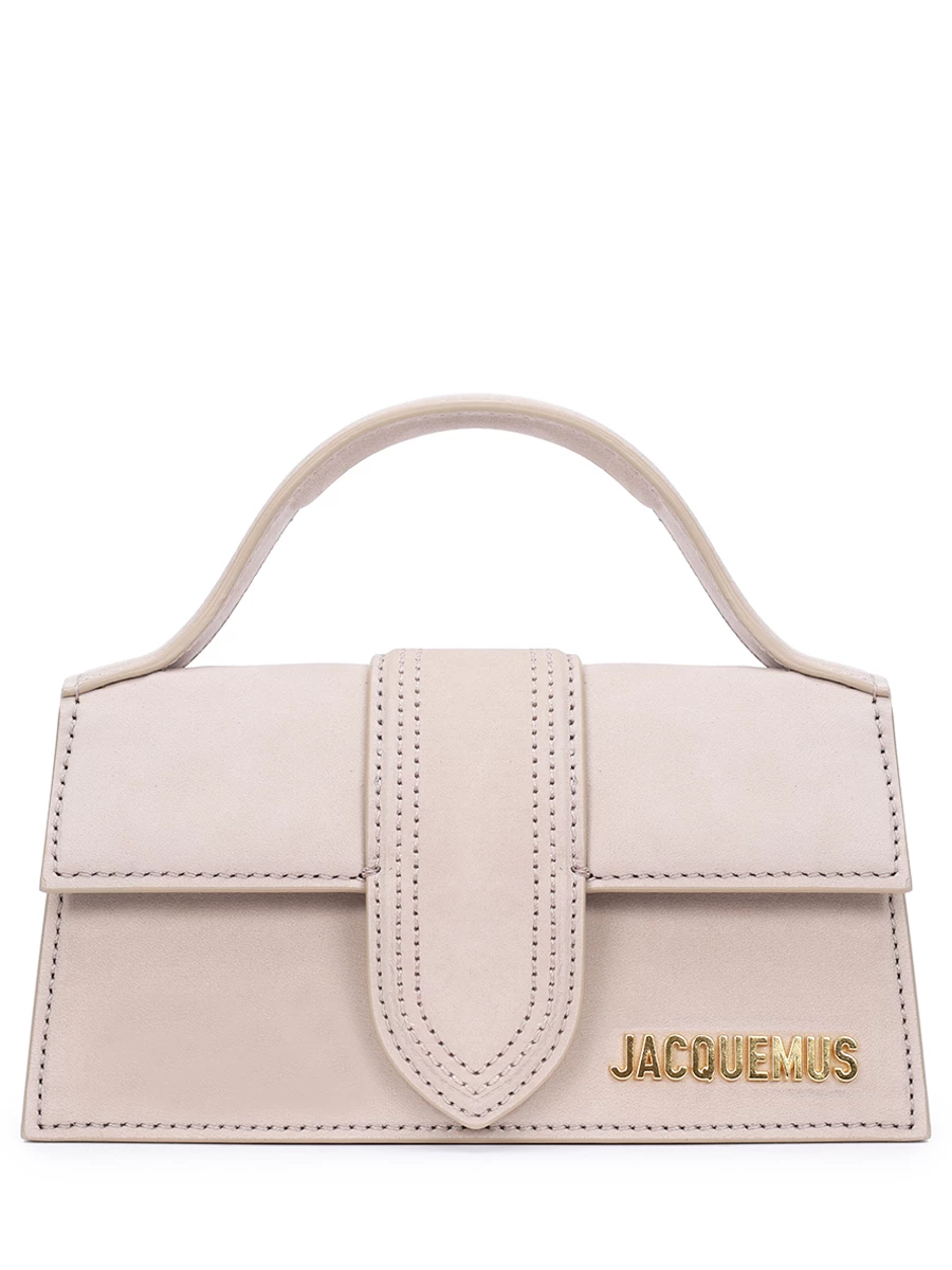 Сумка замшевая Le Bambino JACQUEMUS 213BA006 3066 180 Бежевый 