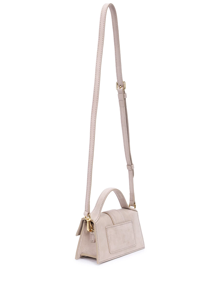 Сумка замшевая Le Bambino JACQUEMUS 213BA006 3066 180 Бежевый  Фото 3