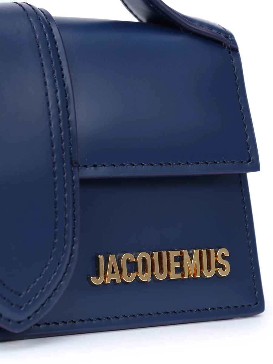 Сумка кожаная Le Bambino JACQUEMUS 213BA006 3100 390 Синий  Фото 5